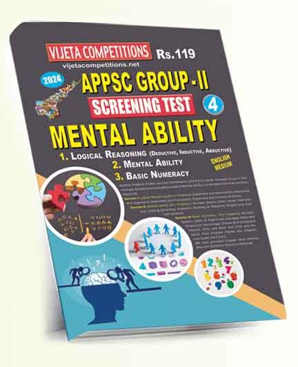 Appsc Group Ii Screening Test Mental Ability A Book English Medium Rs