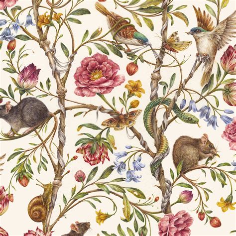 William Morris Wallpaper Animals - 1280x1280 Wallpaper - teahub.io