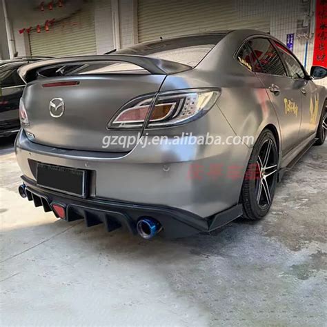 Gr Version Rear Bumper Lip Rear Spoiler Suitable For Mazda 6 Ruiyi Body