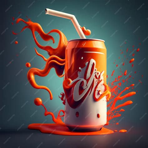 Ai Generated Drink Can 3d Render Premium Ai Generated Image