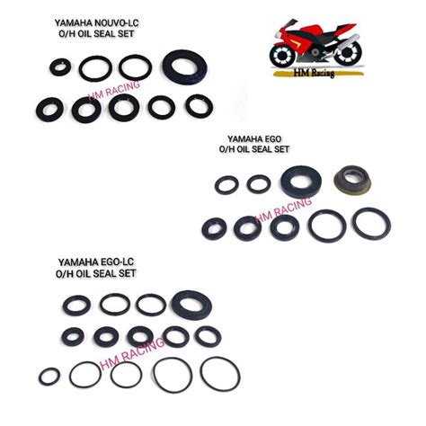 Overhaul Oil Seal Set Complete O H Oil Seal Set Yamaha Scooter Ego