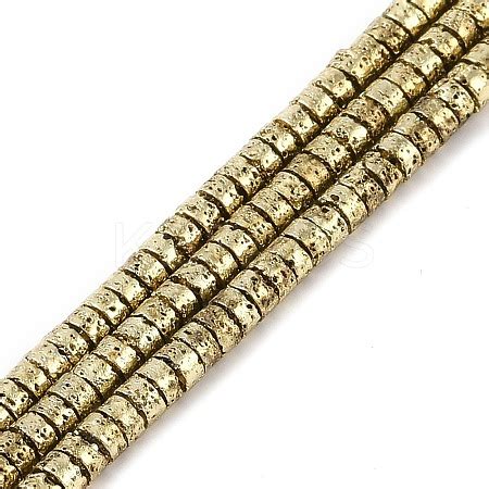 Wholesale Electroplated Synthetic Non Magnetic Hematite Beads Strands