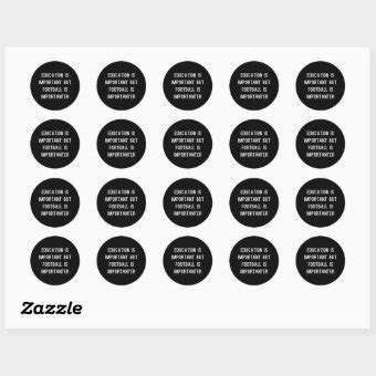 Funny Football Stickers | Zazzle