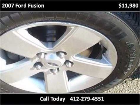 2007 Ford Fusion Used Cars Pittsburg PA YouTube