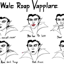 How To Draw A Vampire - A Step By Step Drawing Guide – Custom Paint By ...