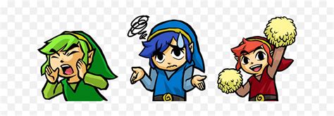 Tri Force Heroes Blue Link Triforce Heroes Emoji Triforce Heroes