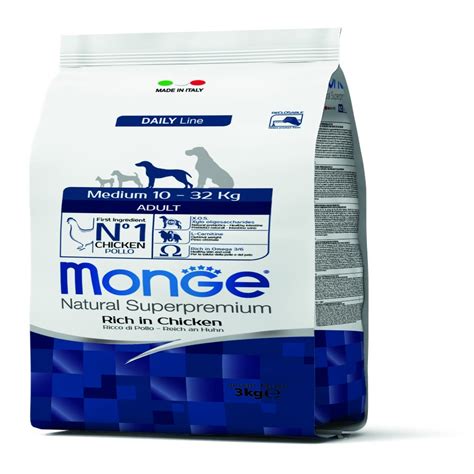ΞΗΡΑ ΤΡΟΦΗ ΣΚΥΛΟΥ MONGE SENIOR MEDIUM ΚΟΤΟΠΟΥΛΟ 12KG - Pet Hellas
