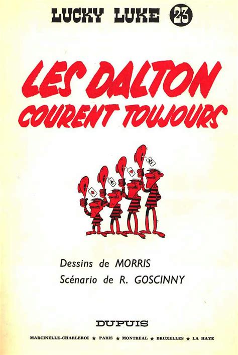 SOLUTION Lucky Luke 23 Les Dalton Courent Toujours Studypool