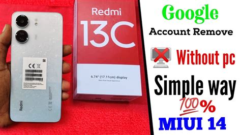 Redmi 13C FRP Bypass Android MIUI14 Without PC Xiaomi