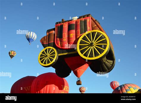 Wells Fargo Hot Air Balloon At Albuquerque International Balloon Fiesta