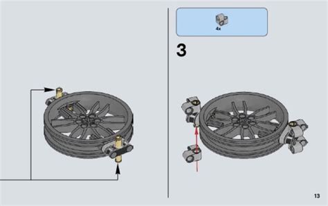 LEGO Instructions for set 75142 Homing Spider Droid, Star Wars - Episode III