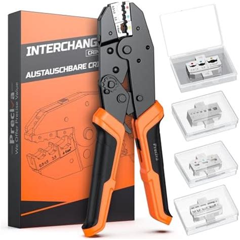 Preciva Pcs Crimping Tool Set Ratcheting Wire Crimper Tool For Heat