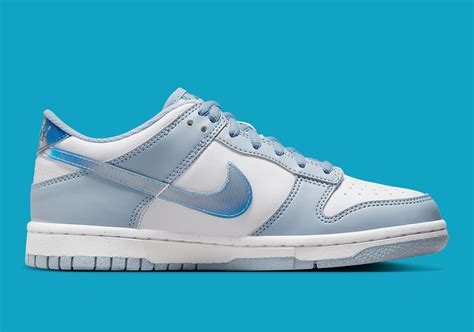 Nike Dunk Low Gs Blue Lenticular Fj4668 400 Release Date