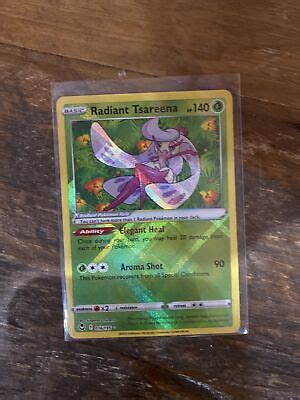 Pokémon TCG Radiant Tsareena Silver Tempest 016 195 Holo Radiant Rare