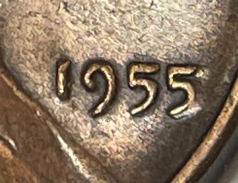 MINT ERROR 1955 Poor Man's Double Die Obverse and Cracked Skull Die Crack Errors | Property Room