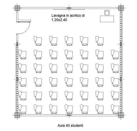 College classroom detail plan layout file – Artofit