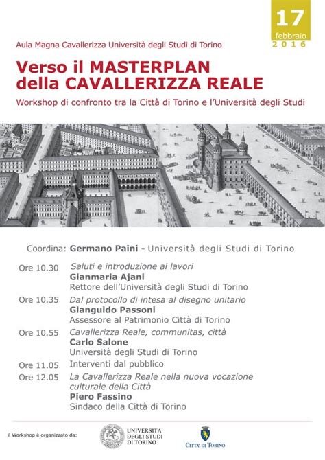 Verso Il Masterplan Della Cavallerizza Reale Pdf