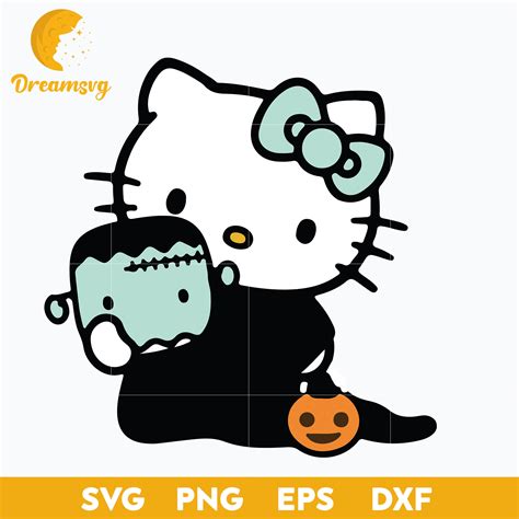 Hello Kitty Halloween Svg Hello Kitty Svg Halloween Svg Png Dxf E