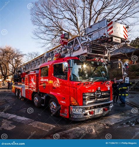 Japanese Fire Truck editorial photo. Image of shiny, rescue - 71286751