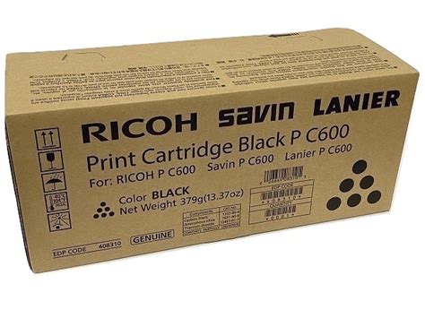 Ricoh 408310 Black Toner Cartridge Gm Supplies