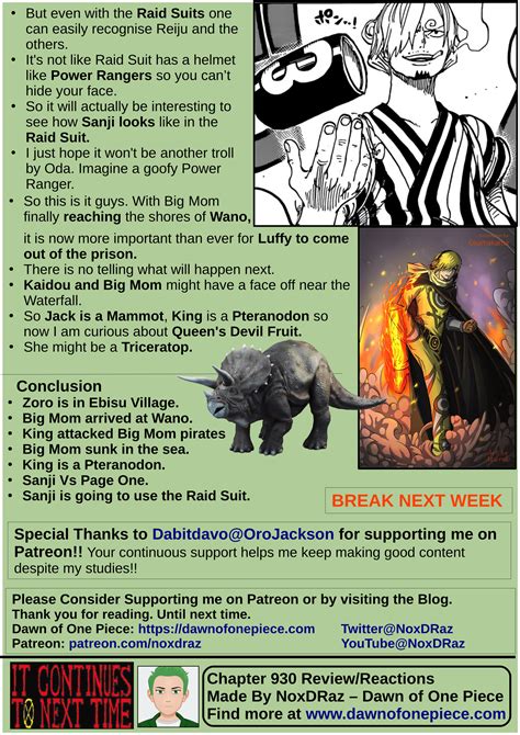 One Piece Chapter 930 Review/Reactions : r/OnePiece