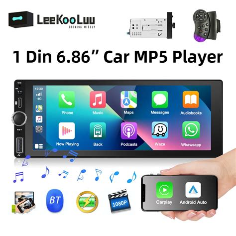 Leekooluu Din Hd Universal Car Mp Player Bluetooth Fm Radio