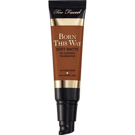Too Faced Born This Way Soft Matte Foundation Warm Nude Hour Buildable Coverage Oil
