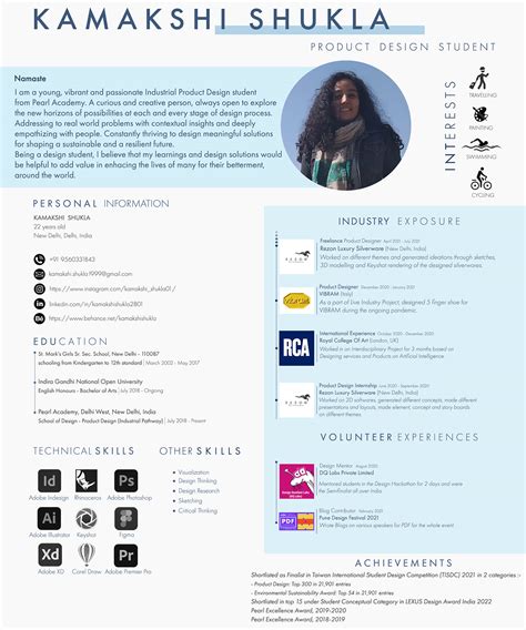 Resume On Behance