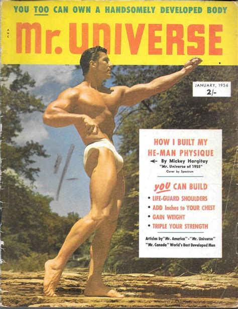 Mr Universe January 1956 Muscle Builder Muscle Male Physique