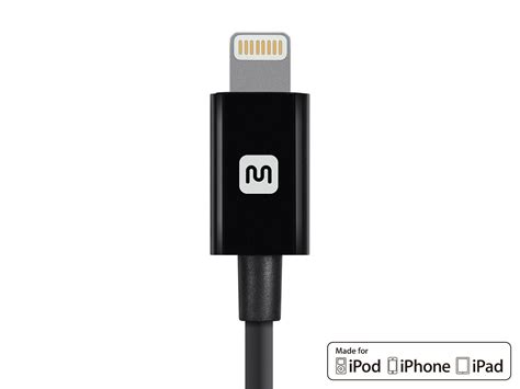 Monoprice Essential Apple MFi Certified Lightning To USB A Charging