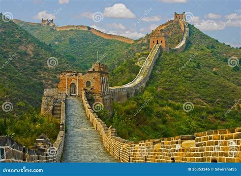 Grande Muralha de China foto de stock Imagem de chinês 36353346