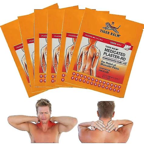 12 Sheets Tiger Balm Pain Relieving Patch Medical Plaster Warm