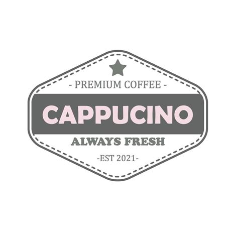 Cappuccino Vintage Design That Can Be Used For Logos Icons Brands