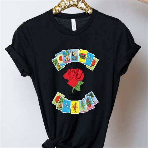 Loteria Shirts For Women Latina Shirts La Rosa Lottery Etsy