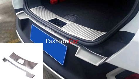 Stainless Steel Rear Bumper Protector Trunk Trim 2pcs For Mg Gs 2015 2016 2017 Car Styling