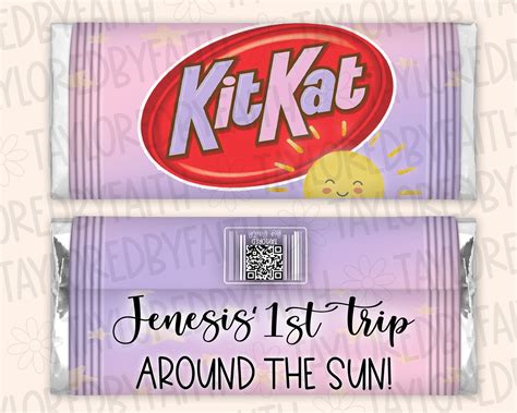 Kitkat Wrapper Template Kit Kat Party Favor Kit Kat Kit Kat Digital