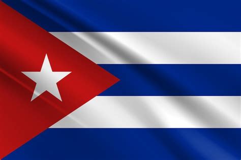 Premium Vector Closeup Cuba Flag Waving In The Wind High Resolution