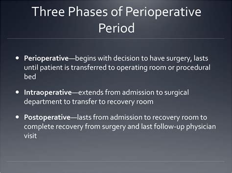 SOLUTION Chapter 30 Perioperative Nursing Phases Of Perioperative