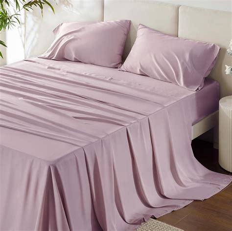 Bedsure Queen Sheets Rayon Derived From Bamboo Queen