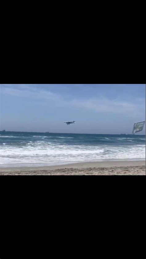 Small Plane Crashes In Ocean Off Huntington Beach