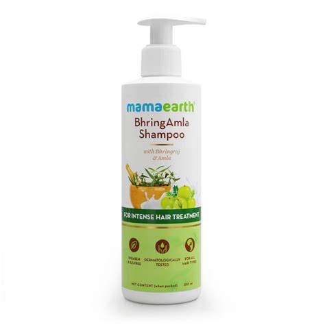 Mamaearth Bhring Amla Shampoo With Bhringraj Amla For Intense Hair