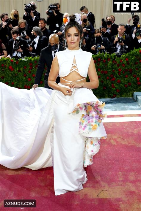 Camila Cabello Sexy Seen Braless Showing Off Her Hot Tits At The Met Gala In New York City Aznude