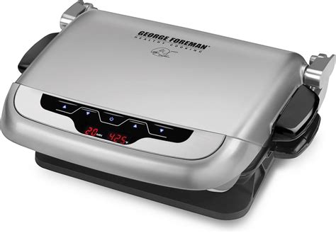 George Foreman Grp4ep Platinum Evolve Grill With 2 Grill