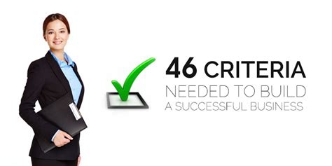 46 Criteria Needed To Build A Successful Business Business Blog