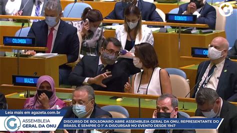 Discurso Do Bolsonaro Na Onu Vídeo Dailymotion