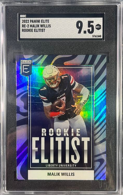 Panini Elite Re Malik Willis Rookie Elitist Sgc The Locker