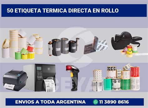 Etiqueta Termica Directa En Rollo Rollos De Etiquetas Argentina