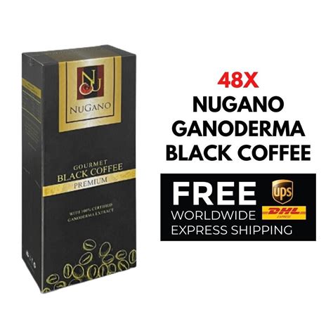 Boxes Nugano Premium Ganoderma Black Coffee S Free Expedited