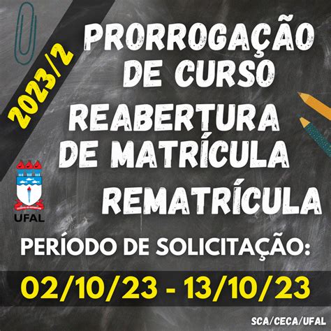 Prorrogação De Curso Reabertura De Matrícula E Rematrícula 2023 2