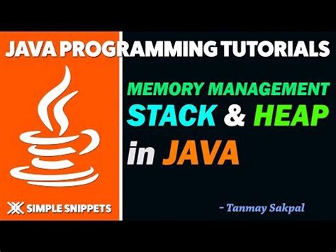 Learn Java Stacks Heap Memory Management Mind Luster